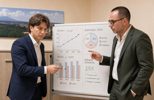 Analisi di dati economici durante una consulenza aziendale DieSse